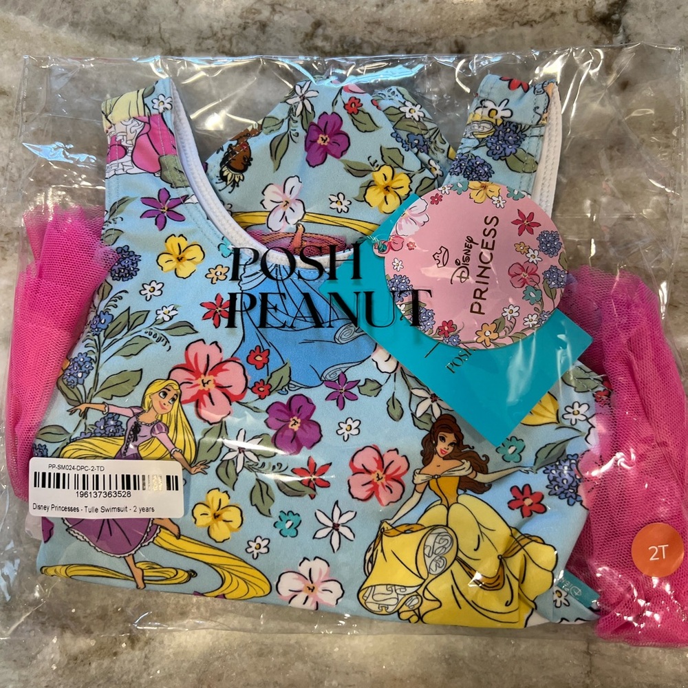 Posh Peanut Disney Princess Tulle Bathing suit